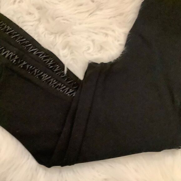 Siz small juniors stretch pant black vegan leather - Picture 2 of 7